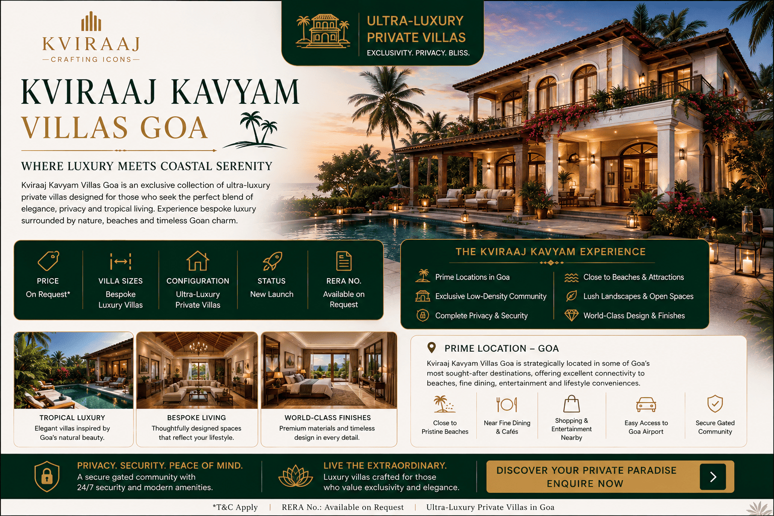 Kviraaj Kavyam Villas Goa - Ultra-Luxury Boutique Villas
